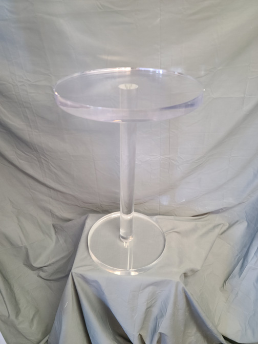 Acrylic TV tray table clear Plasticmart