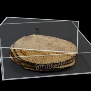 Acrylic Schmura box 14″ x 14″ x 3.00 tall with lid