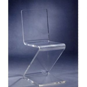Acrylic Z Chair 1.00″ clear