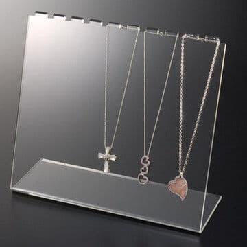 Slantback necklace display