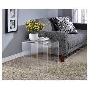 Acrylic Nesting tables 18″ & 16″