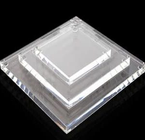 10″ x 15″ Clear Acrylic Base