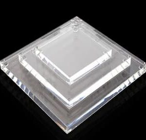 4″ x 6″ Clear Acrylic Base