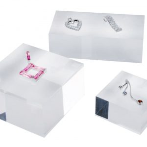 6″ x 6″ x 3.00″ Clear Acrylic Base