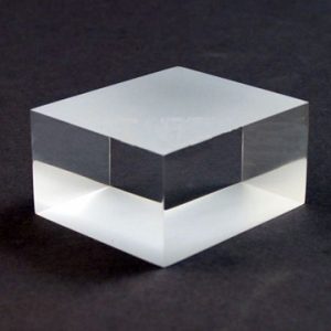 8″ x 10″ x 3.00″ in thick clear acrylic base